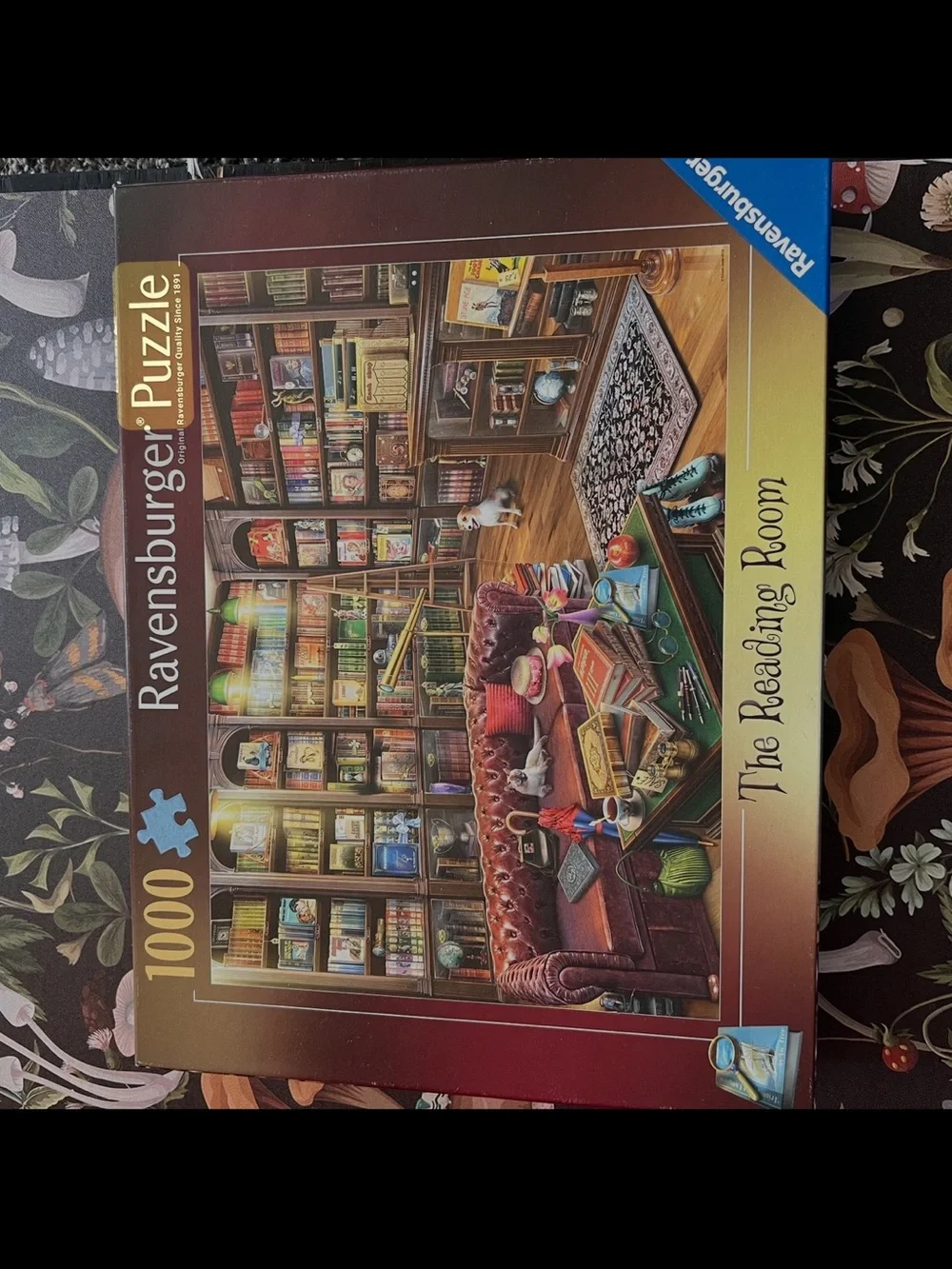 ravensburger puzzle the reading room library in like new condition all pieces